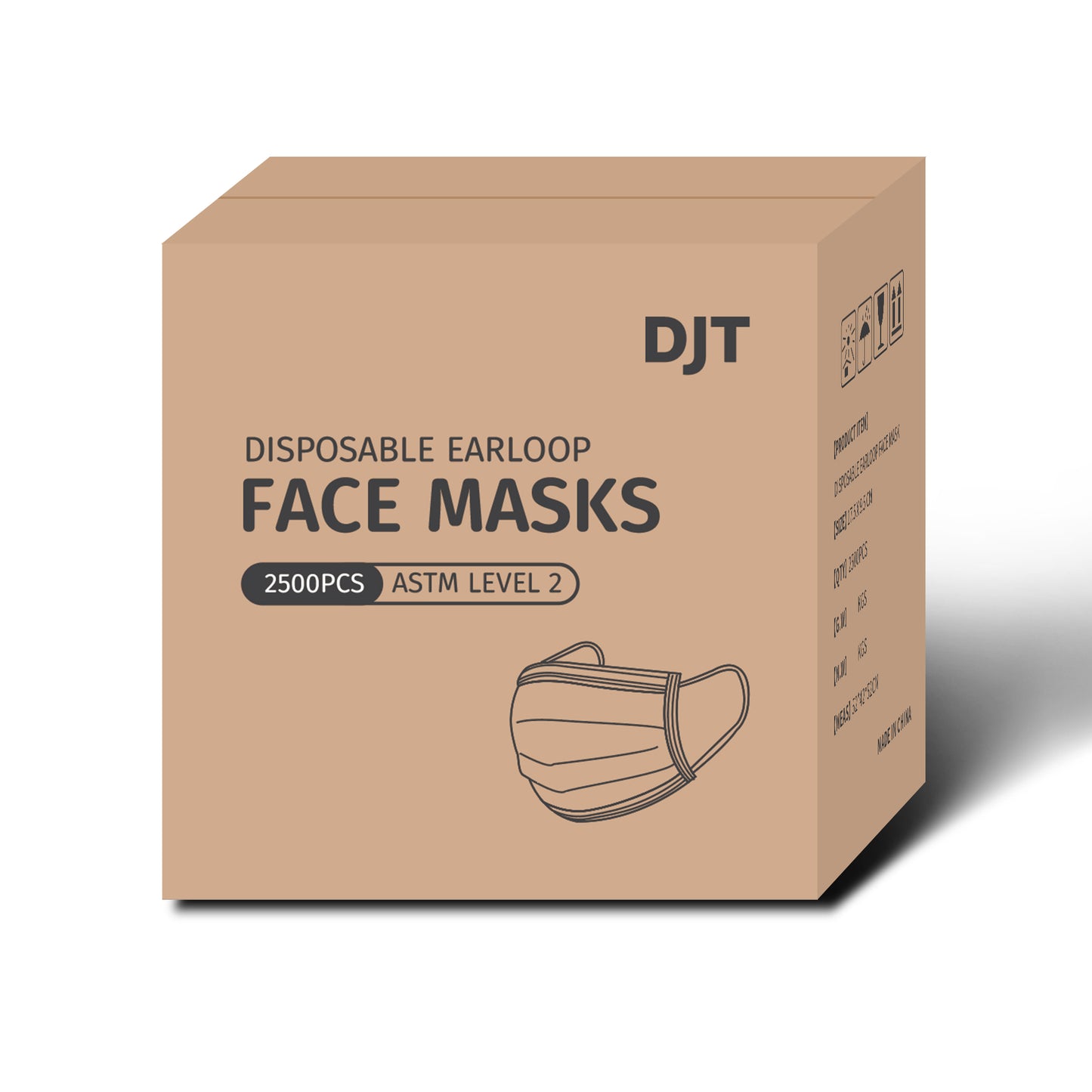DJT Face Mask 3 层防護口罩 成人 50 個装